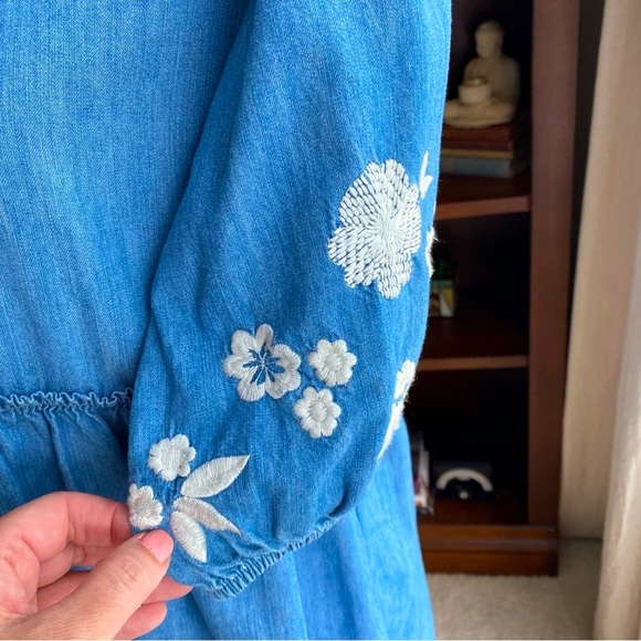 Vintage Denim Wonder Nation Boho Dress Medium - Picture 5 of 8